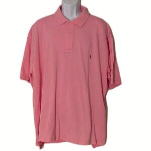 Polo Ralph Lauren  Big  & Tall Short-Sleeved Mesh Collared Shirt
